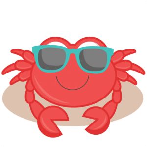 300x300 Crab Clipart Cute Summer
