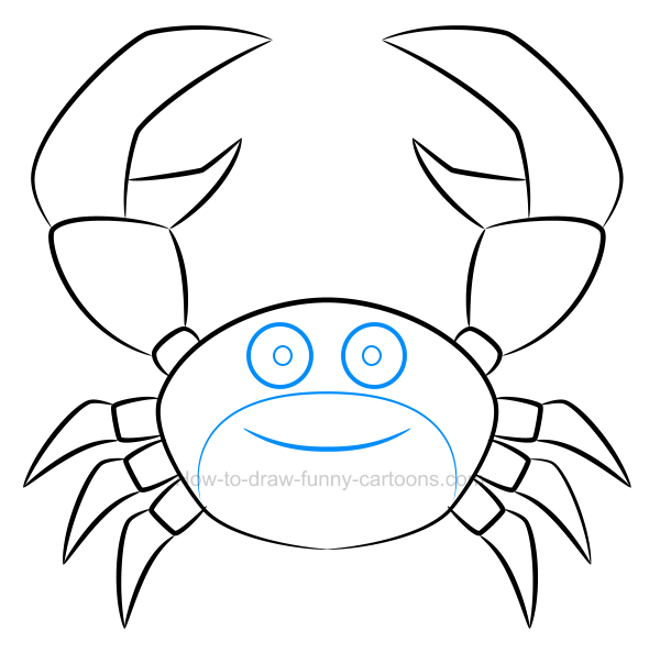 600x594 To Draw A Crab Clip Art