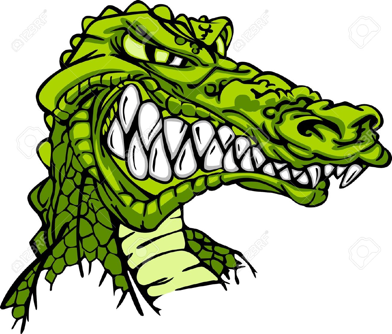 1300x1109 Crocodile Clipart Mean