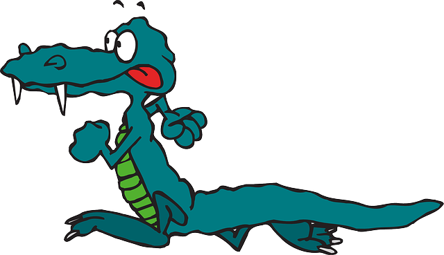 640x369 Funny Alligator Clipart