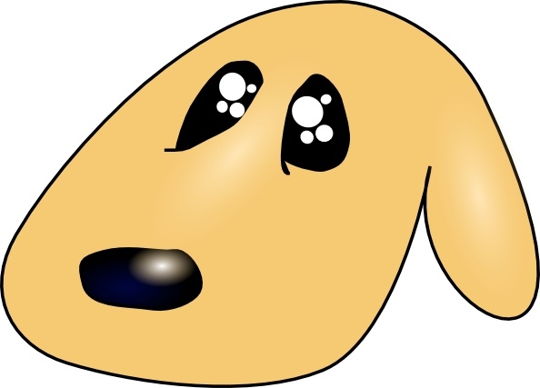 594x427 Ericlemerdy Cute Sad Dog Clip Art Free Vector In Open Office