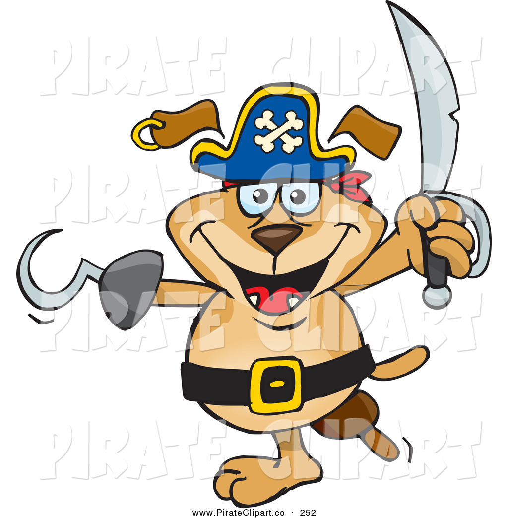 1024x1044 Vector Clip Art Of A Cute Dog Pirate With A Peg Leg And Hook Hand