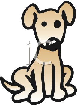 260x350 Clipart Small Brown Dog