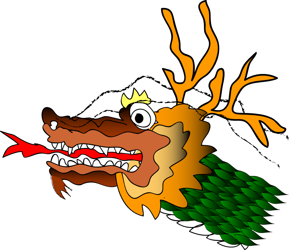 999x865 Chinese Dragon Clipart Cute Cartoon
