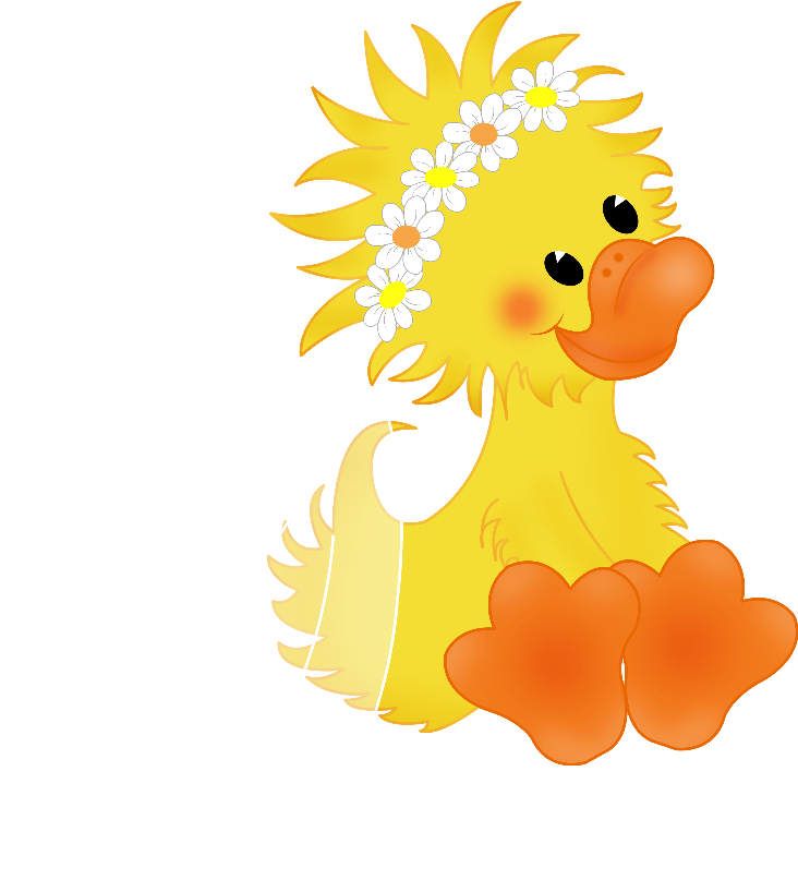 732x818 Duckling Clipart Cute