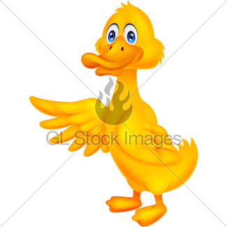 325x325 Cute Duck Cartoon Gl Stock Images