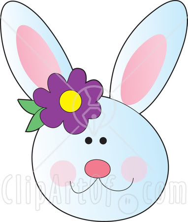 382x450 Easter Bunny Clipart