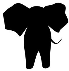 236x243 Elephant Silhouette The Three Kings Crayon Melting