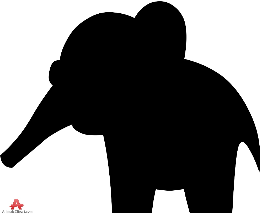 999x820 Elephant Silhouette Clipart