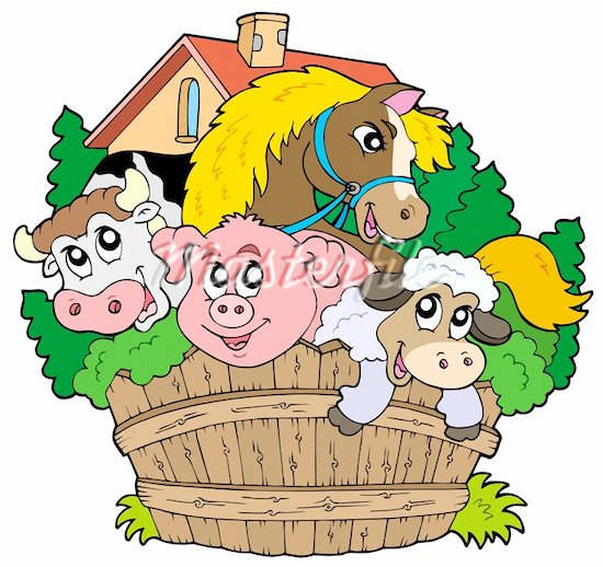 550x518 Farm Clipart Cute