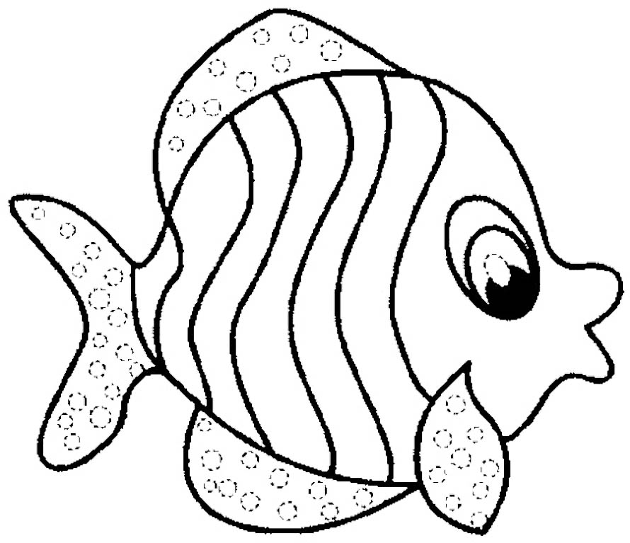 890x767 Cloring Pages Fish Coloring Pages