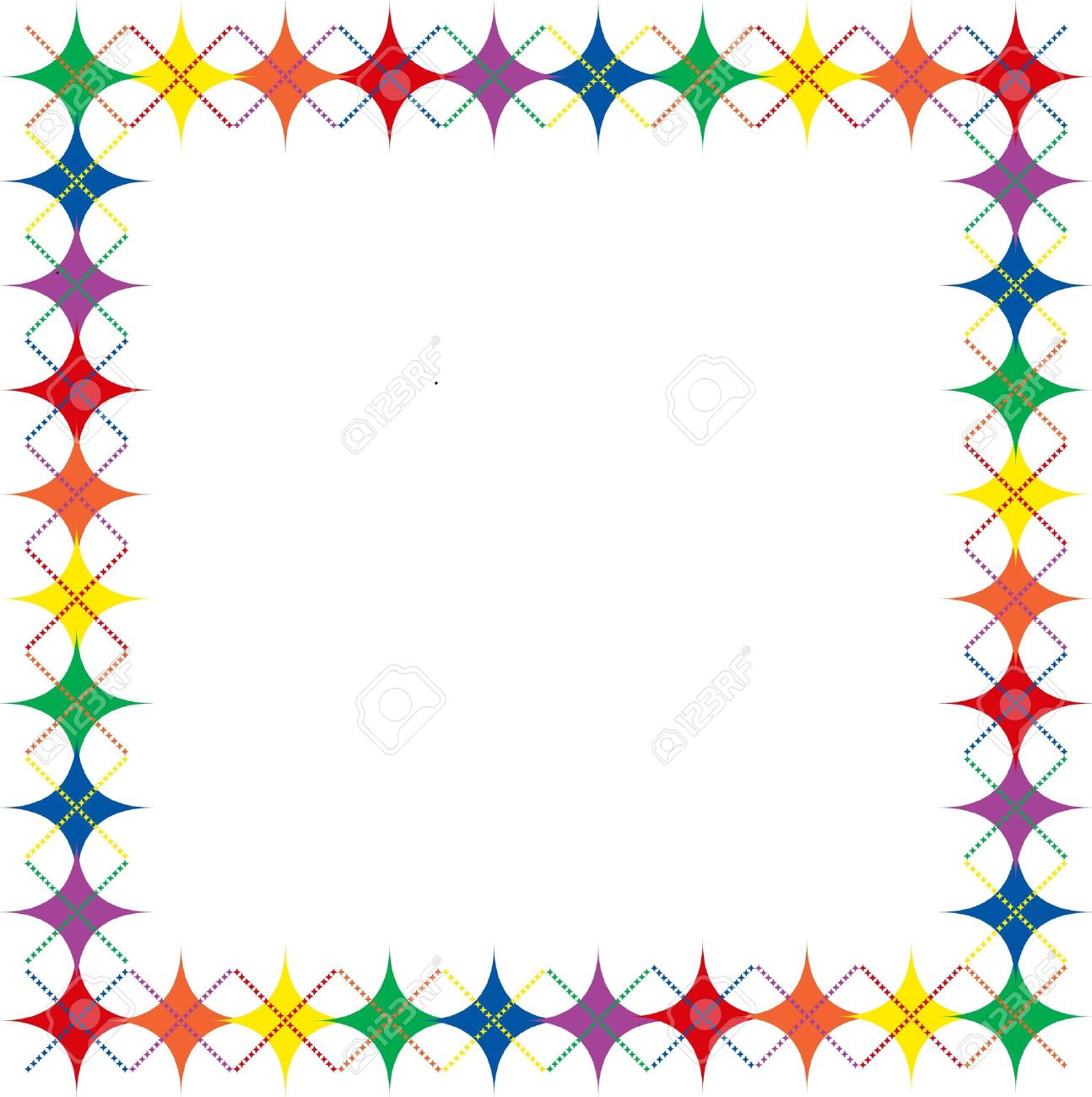 1294x1300 Resultado De Imagen Para Clip Art Borders Stars Marcos Lindos