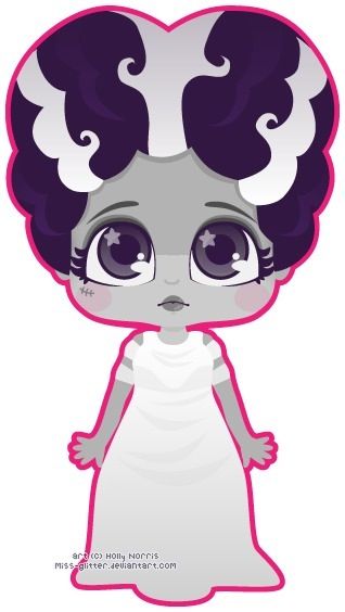 318x564 Halloween Bride Of Frankenstein Clip Art Clip Art