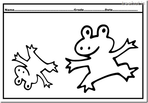 504x350 Cute Frog Coloring Pages