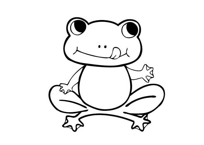 700x500 Cute Frog Coloring Pages To Print