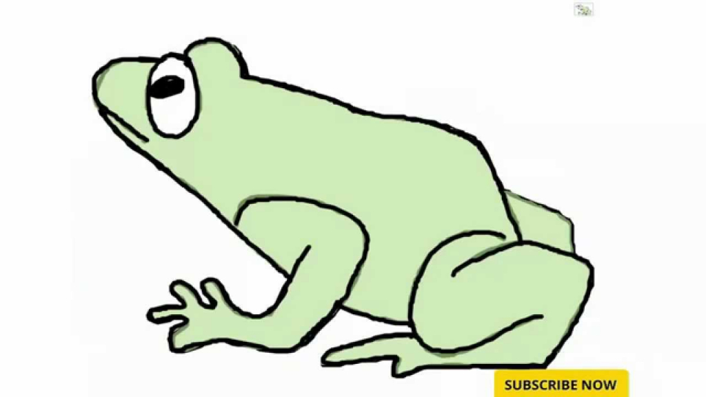 frog simple drawing