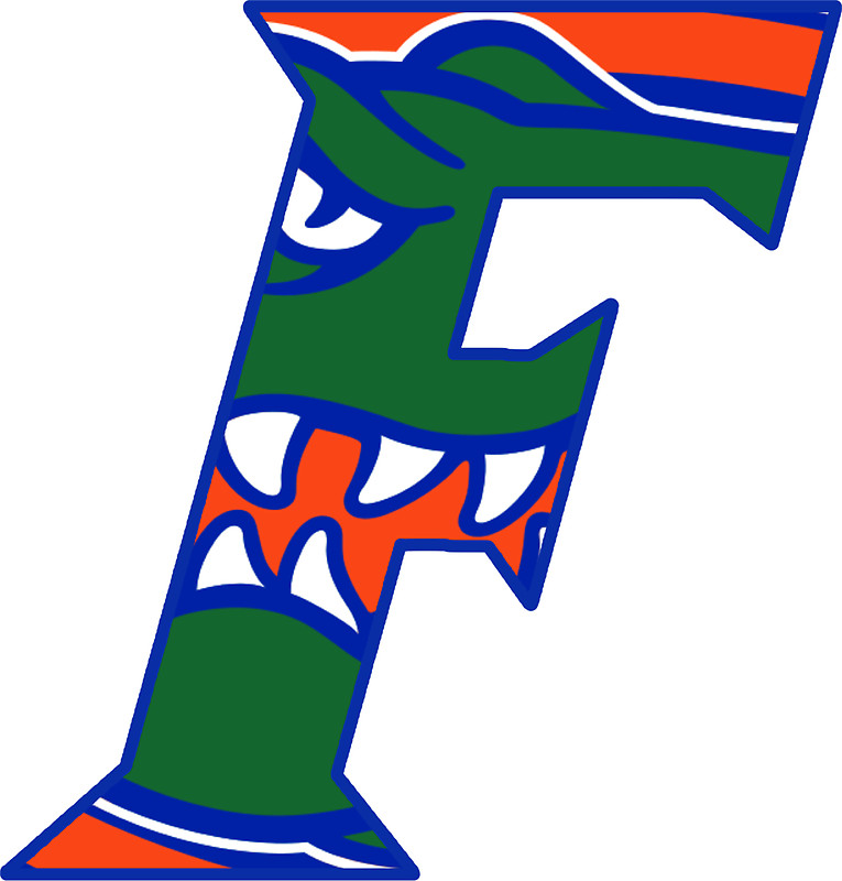 765x800 Florida Gators Head F Logo Stickers By Allyybahngg Redbubble