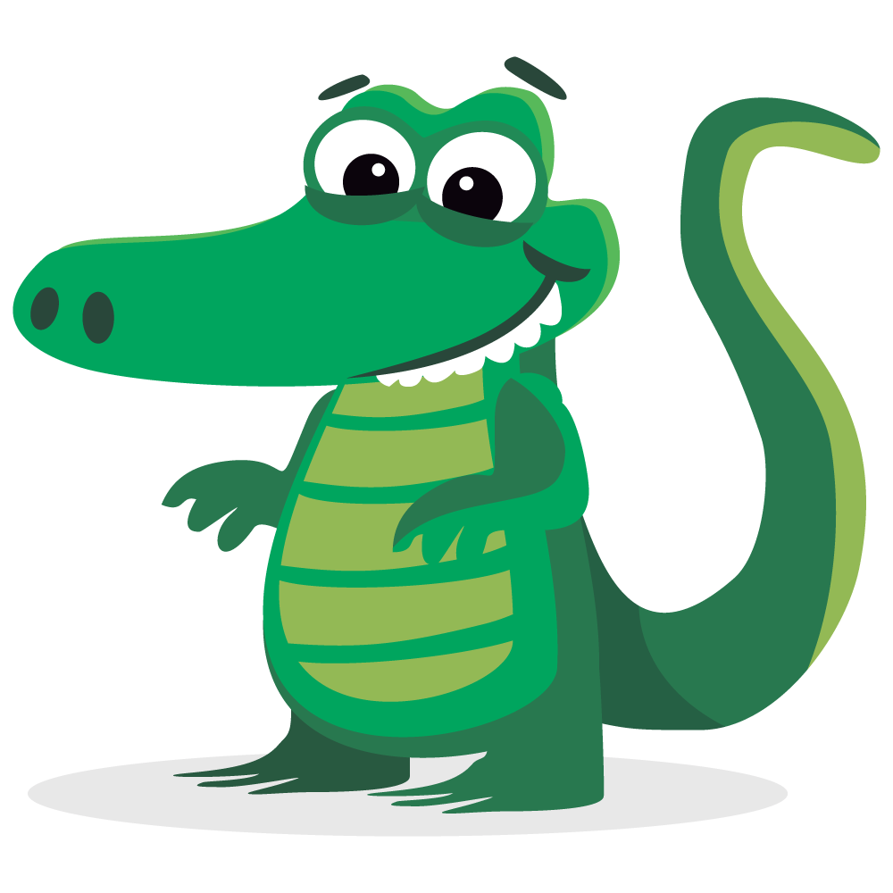 1000x1000 Amphibian Clipart Alligator