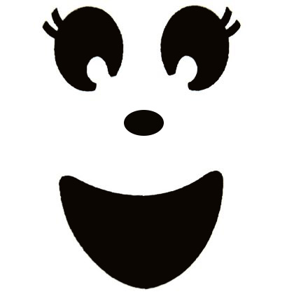 420x420 Ghost Face Clipart
