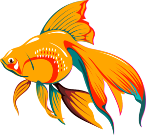 299x276 Gold Fish Clip Art