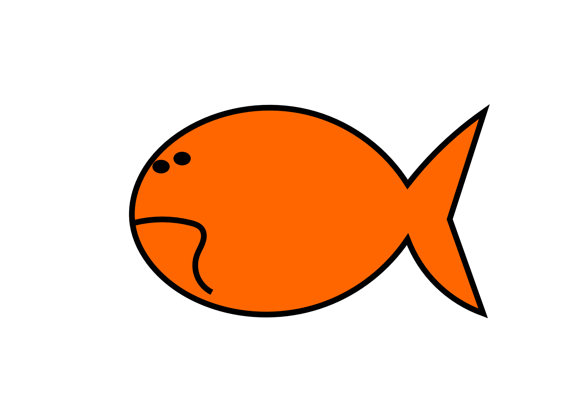 1969x1392 Goldfish Clipart Cute