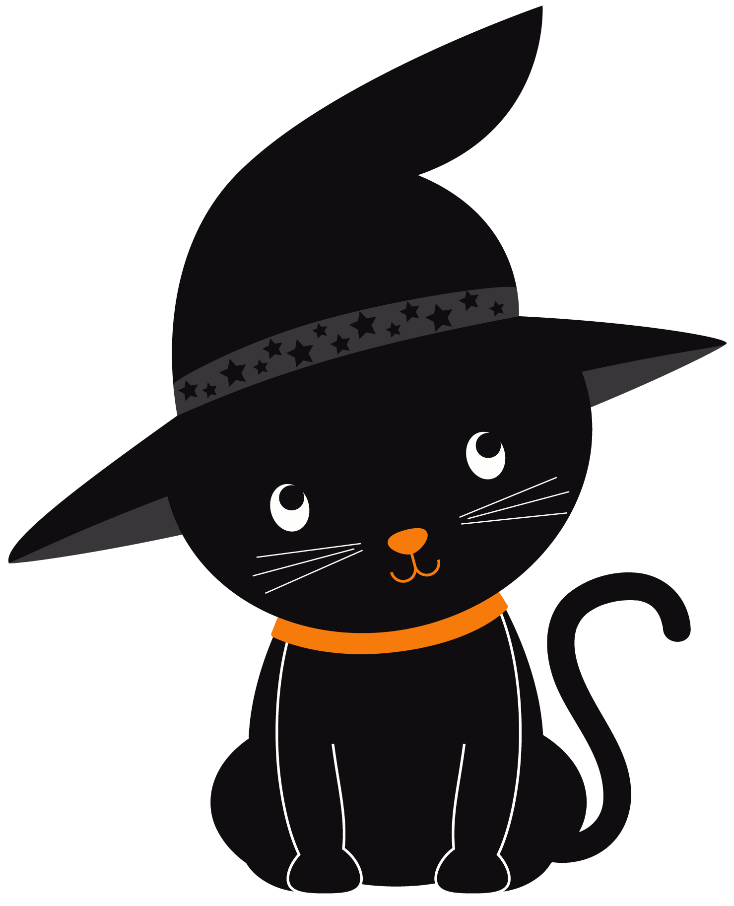 Cute Halloween Cat Clipart | Free download on ClipArtMag