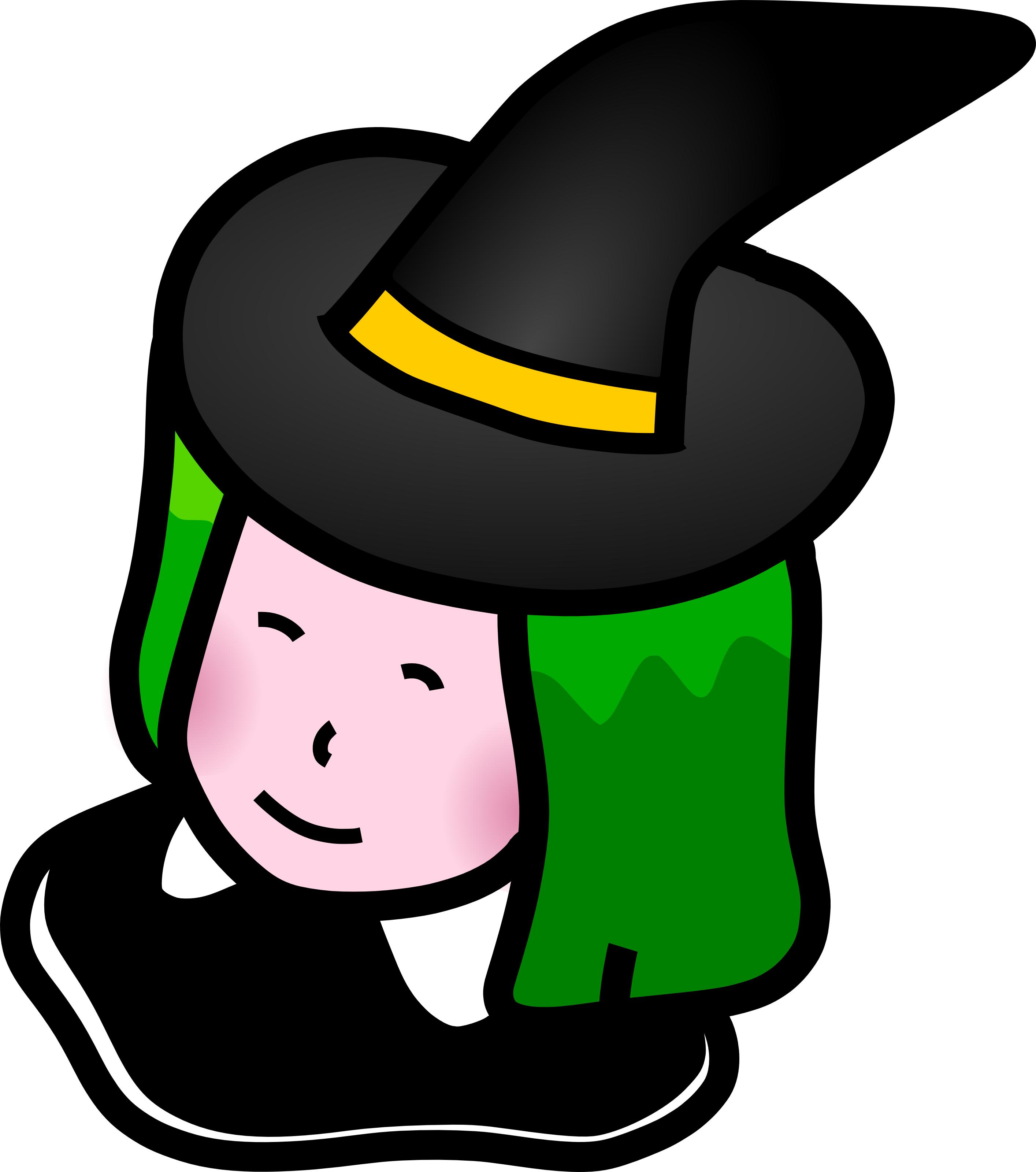 2829x3200 Best Free Witch Clip Art Cute Halloween Clipart Illustration Library