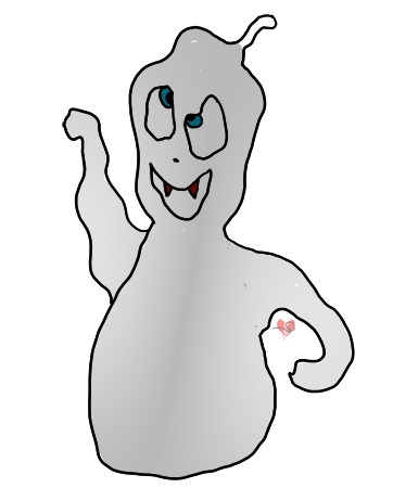 362x450 Scary Ghost Clipart Halloween Echo 2 Image