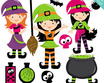 340x270 Witch Clipart Etsy