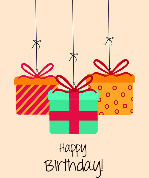 500x595 Cute Cartoon Happy Birthday Greeting Free Vector Download (22,199
