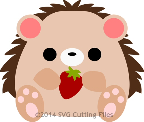 500x425 Chunky Animal Hedgehog Cutting Files Wishlist