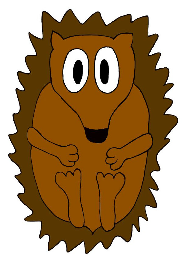 609x870 Hi Baby Hedgehog