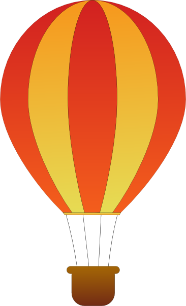 366x603 Drawn Hot Air Balloon Cute