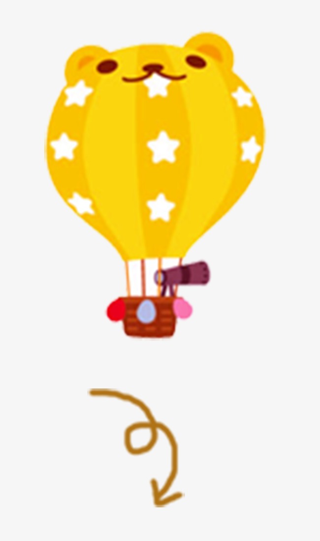 650x1099 Cute Hot Air Balloon, Balloon, Hot Air Balloon, Heaven Png Image