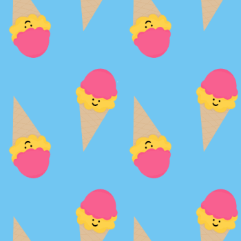 350x350 Birthday Ice Cream Background