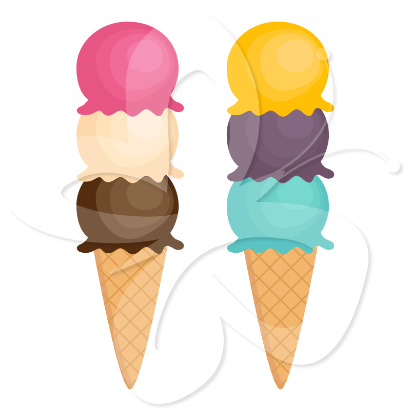 801x800 Cute Ice Cream Clipart