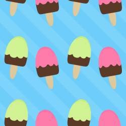 250x250 Ice Cream Bars Background