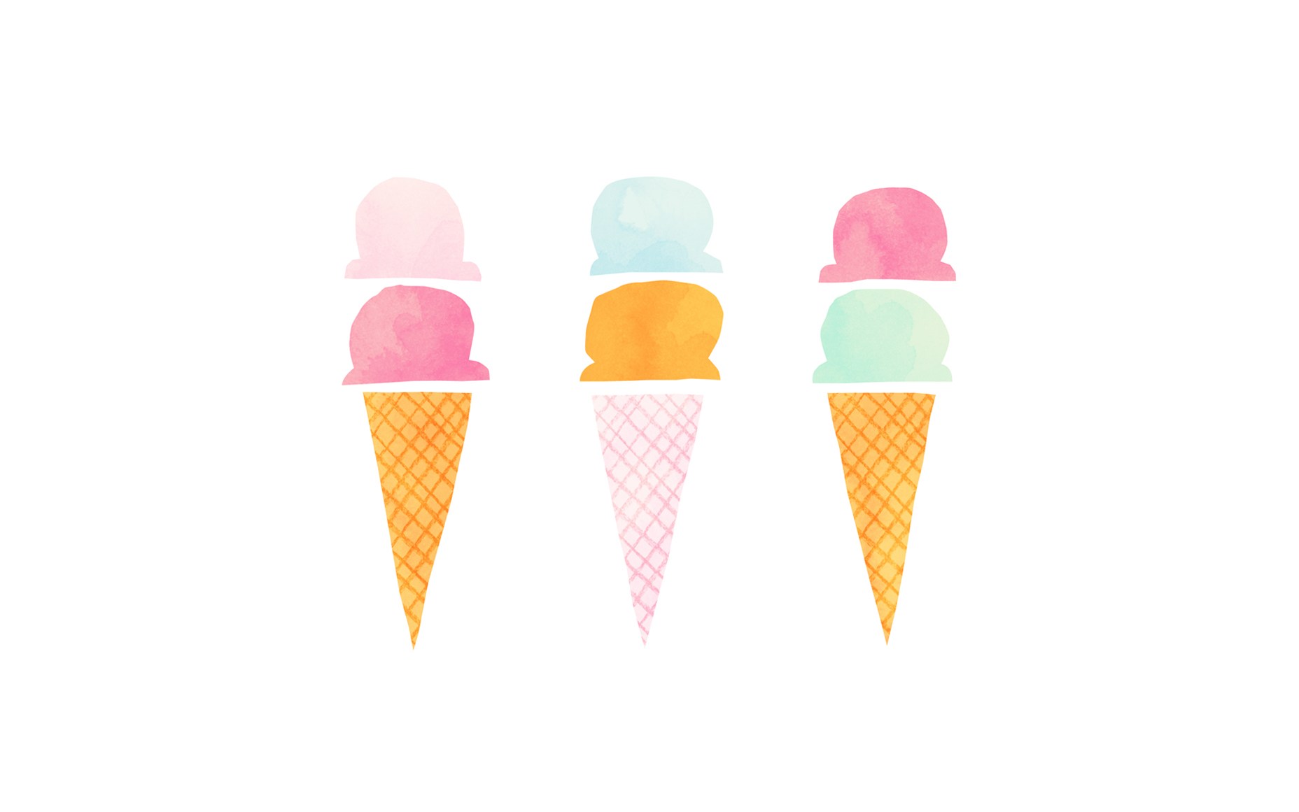 1856x1161 Cute Ice Cream Wallpaper Allofpicts