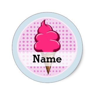 324x324 Cute Icecream Stickers Zazzle.co.nz