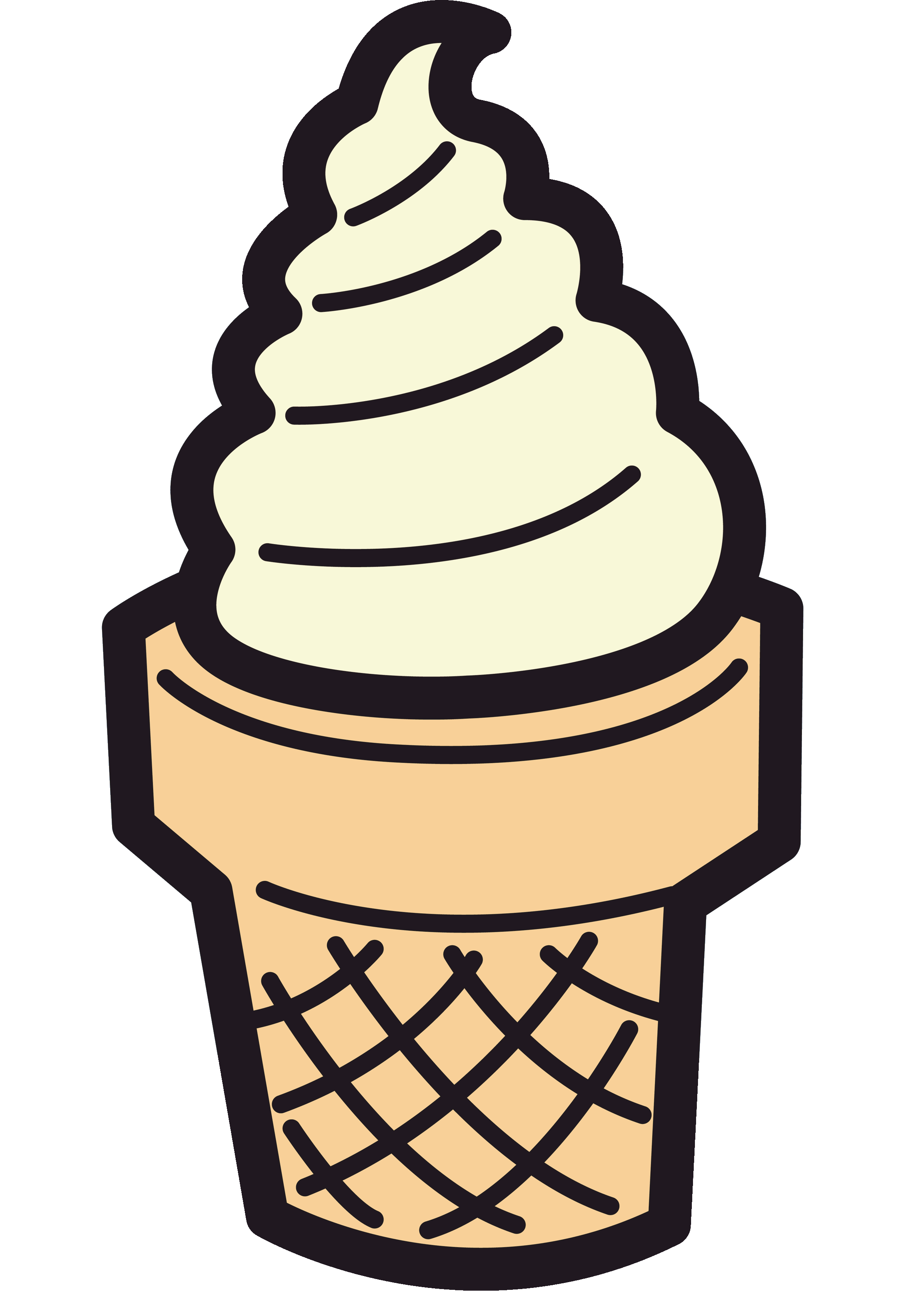 2400x3353 Ice Cream Cone Clipart Free Images 4
