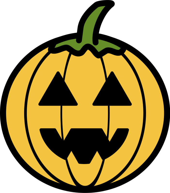703x800 Spooky Clipart Jack O Lantern