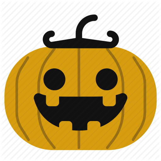 512x512 Cartoon, Cute, Halloween, Horror, Jack O Lantern, Pumpkin Icon