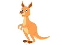 210x153 Free Kangaroo Clipart