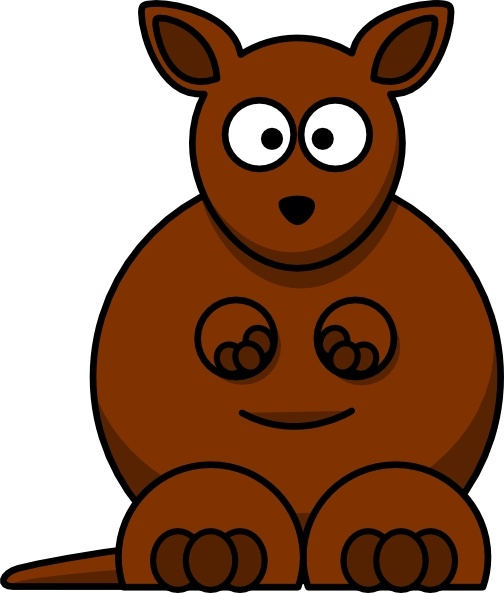 504x593 Kangaroo Clipart Cartoon