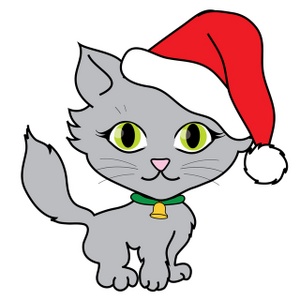 300x300 Free Kitten Clip Art Image