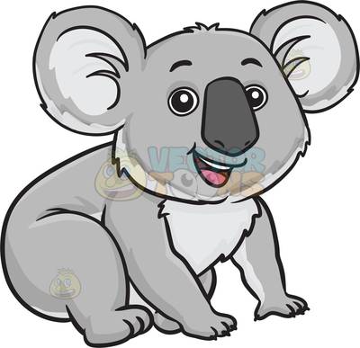 400x387 Koala Clipart Adorable