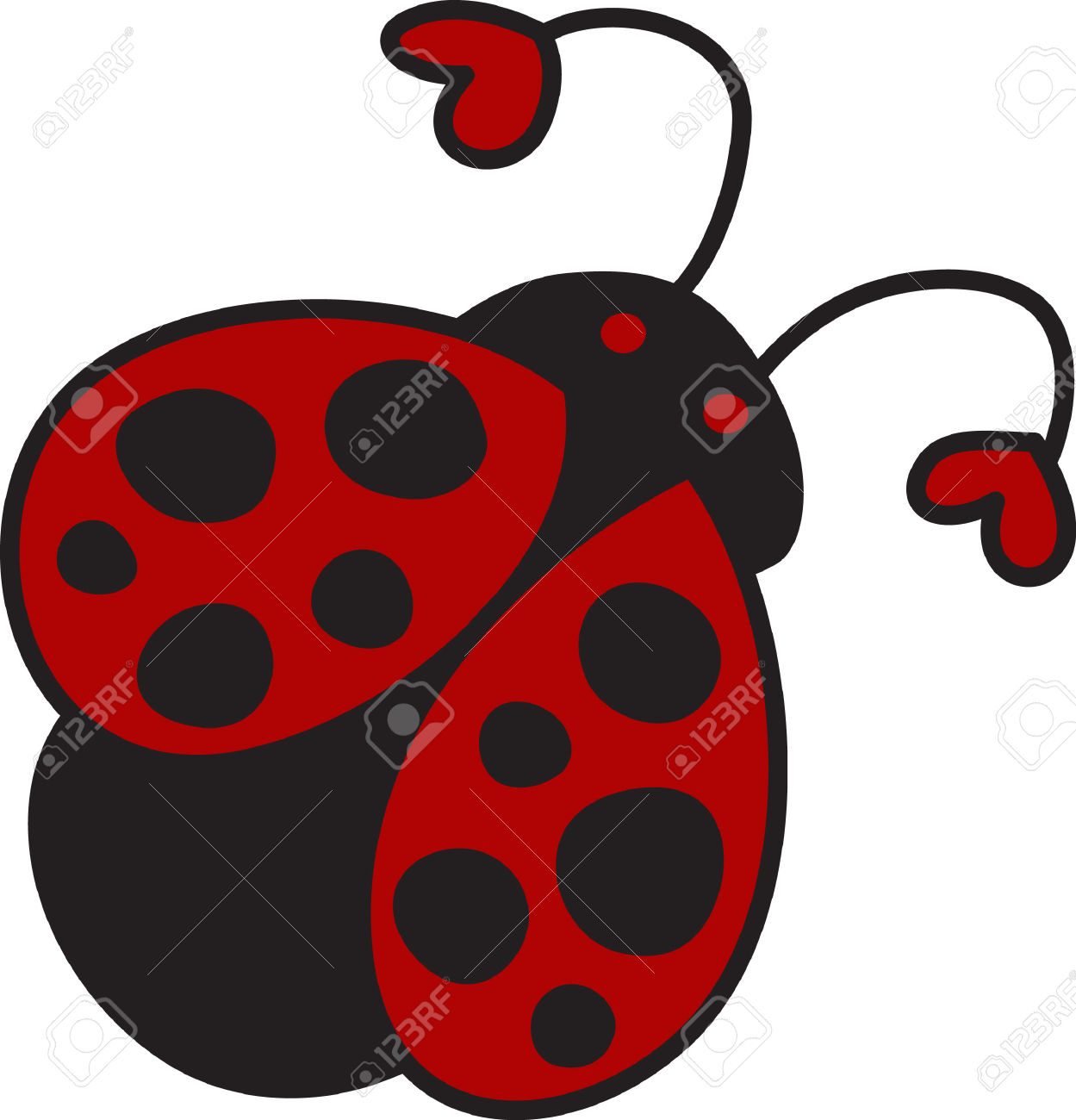 1249x1300 Cute Ladybug Dressed Up Clipart
