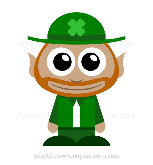 500x540 How To Draw A Leprechaun