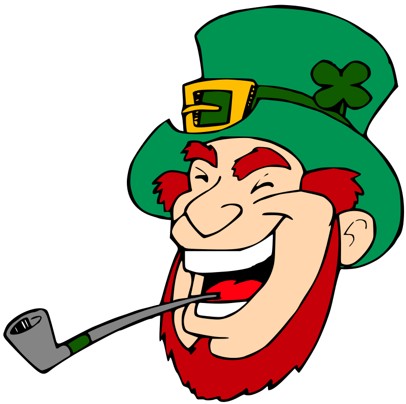 800x796 Leprechaun Free Stock Photo Illustration Of A Laughing
