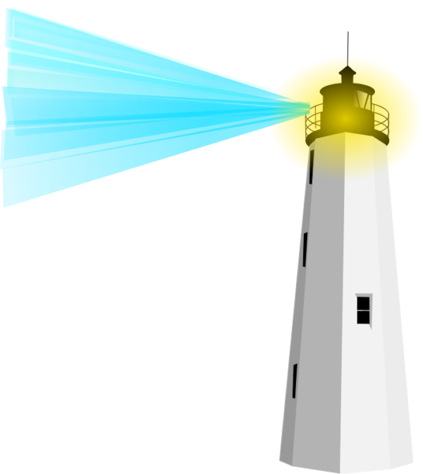 600x673 Free Cute Lighthouse Clipart Image